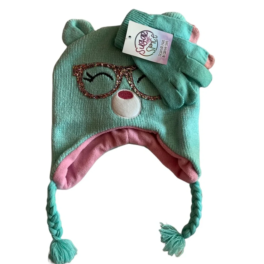 Sugar & Spice Blue & Pink Hat Set - Picture 1 of 2